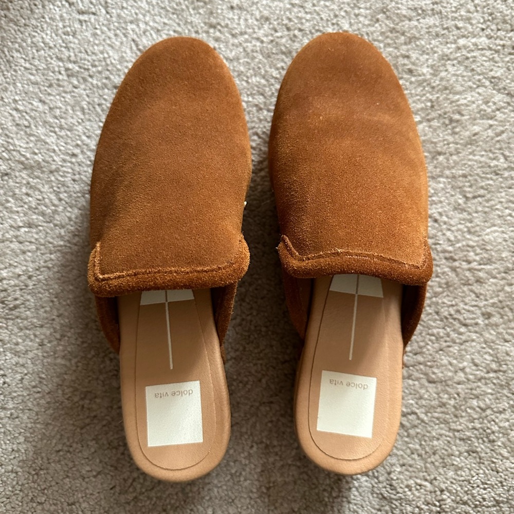 🆕 Dolce Vita - NEW - Closen Clog in Cognac Suede - Size 6
